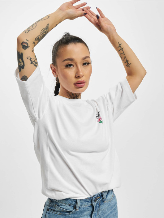 Puma Damen T-Shirt Downtown Graphic in weiß