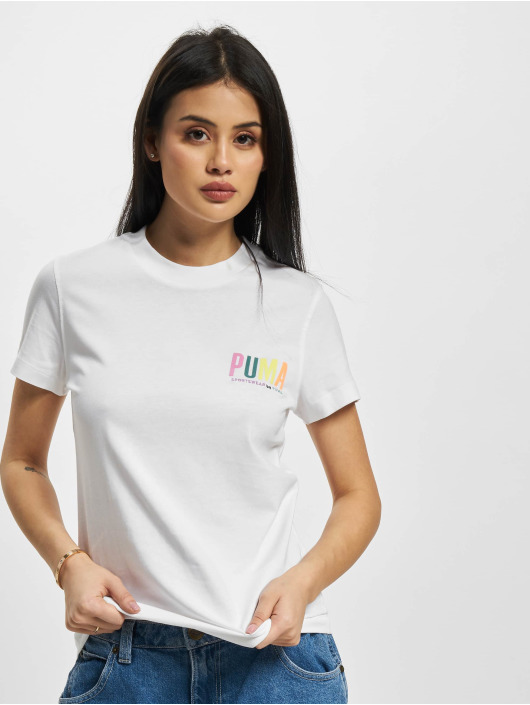 Puma Damen T-Shirt Swxp Graphic in weiß