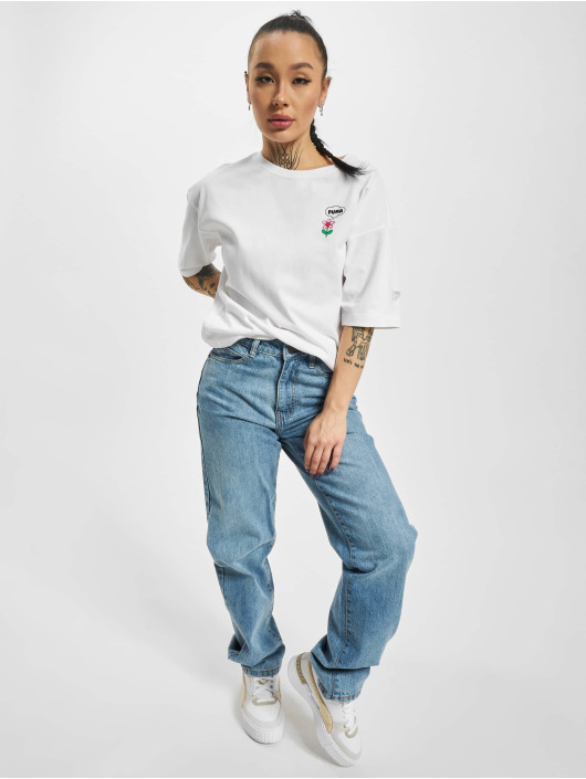 Puma T-Shirt Downtown Graphic white