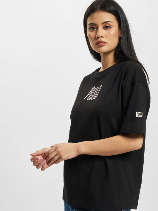 Puma t-shirt Downtown Graphic zwart