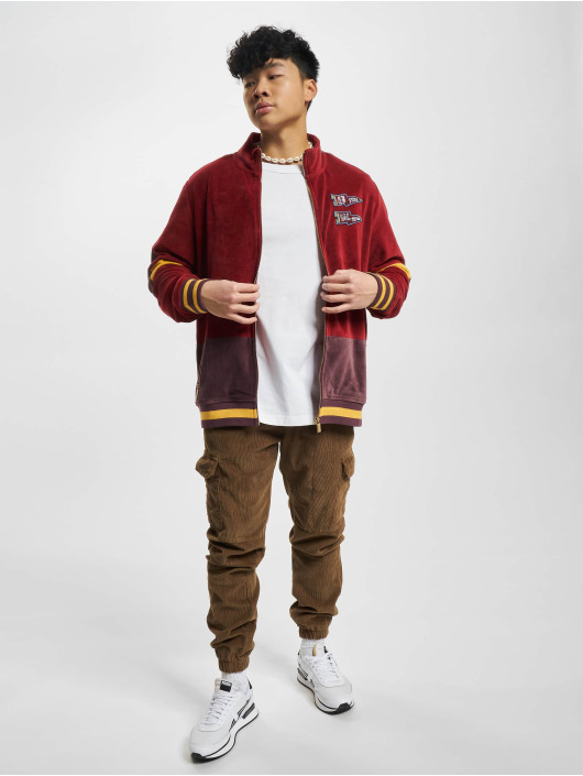 Puma Veste mi-saison légère Tye Velour rouge