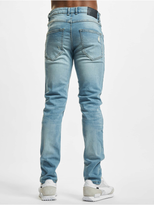 Redefined Rebel Slim Fit Jeans RRStockholm Destroy blauw