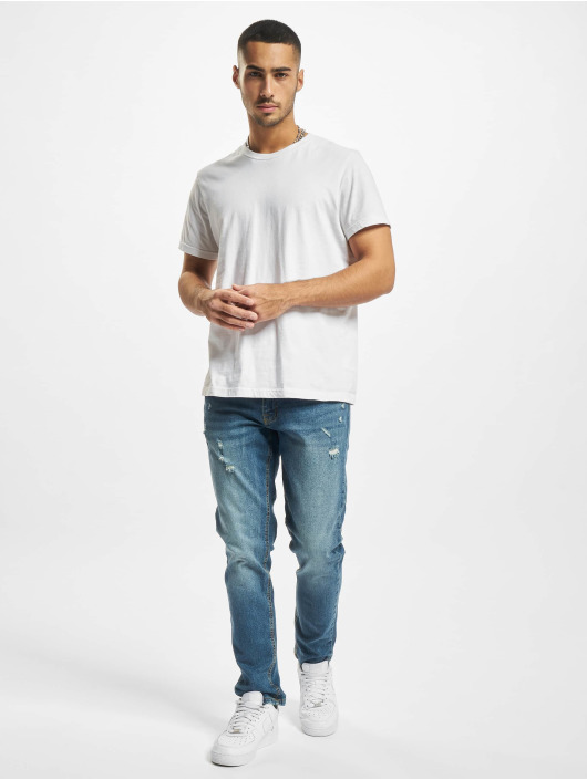 Redefined Rebel Slim Fit Jeans RRChicago Destroy modrá