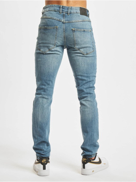 Redefined Rebel Slim Fit Jeans RRStockholm Destroy синий