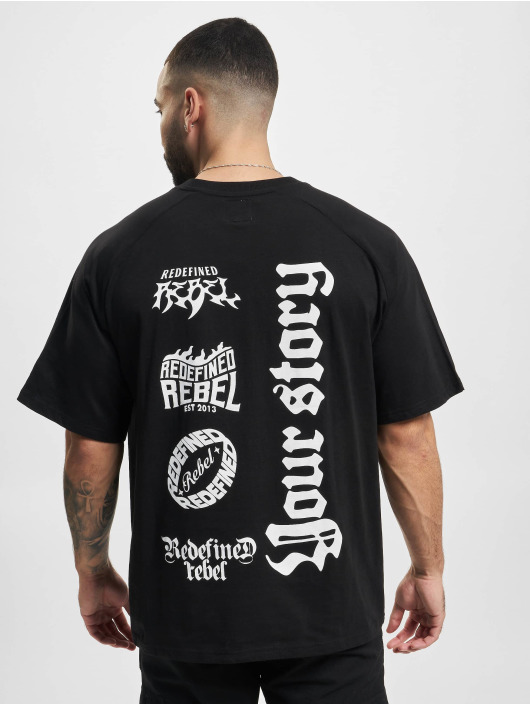 Redefined Rebel T-Shirty RRMarcel czarny