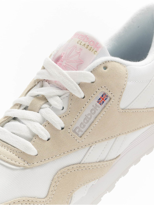 reebok classic nylon blanc beige