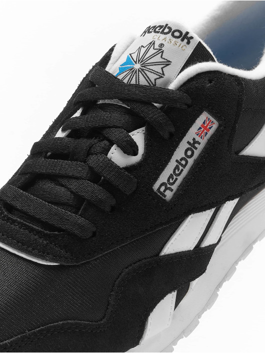 reebok classic nylon noir et blanc