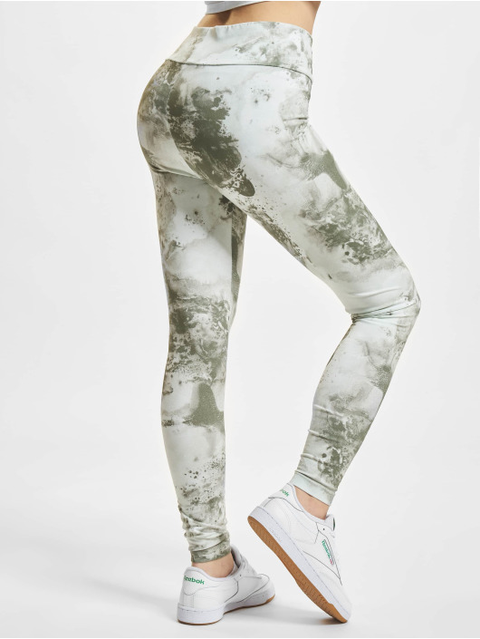 Reebok Legging CL Cloud Splatter grün