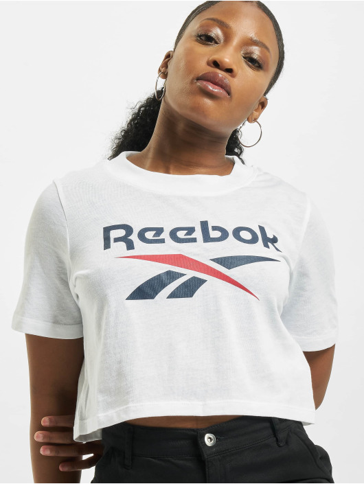 Reebok T-Shirt Identity Crop weiß
