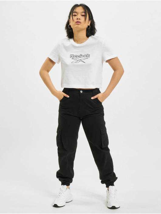 Reebok T-skjorter CL F Big Logo hvit