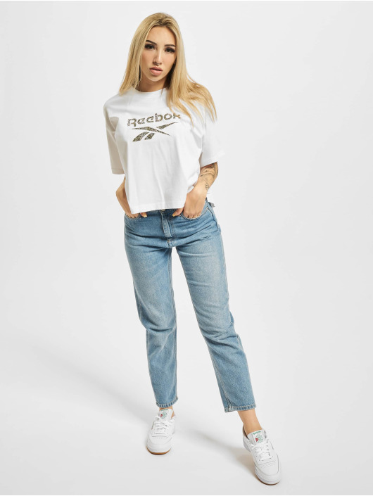 Reebok T-skjorter CL AP Graphic hvit