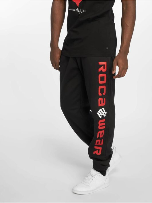 Rocawear Joggingbyxor Basic Fleece svart