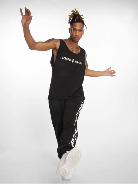 Rocawear Jogginghose Basic Fleece schwarz
