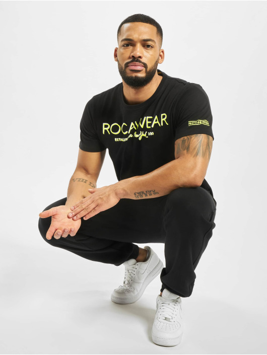 Rocawear T-Shirt Neon schwarz
