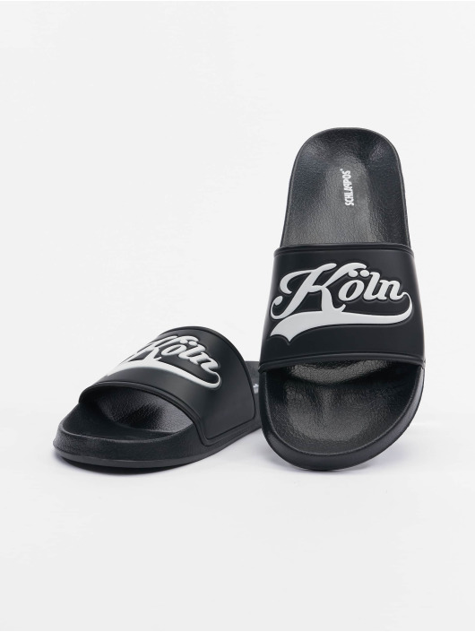 Schlappos Sandalen Slides 4 schwarz