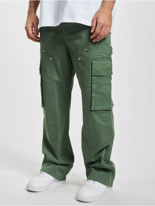 Sean John Cargo Script Logo Knee Patch oliva