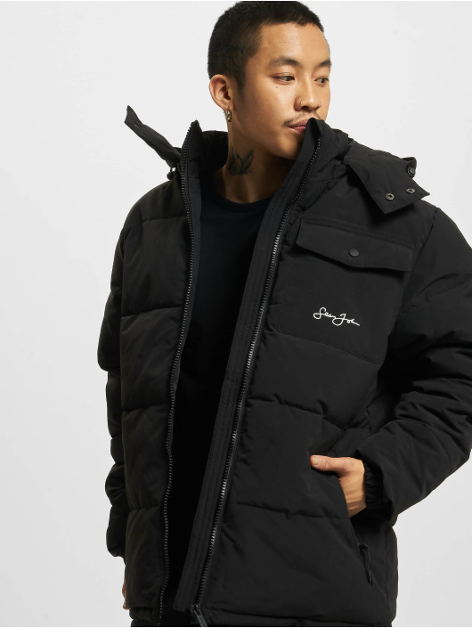 Sean John Foretjakker Script Logo Chest Pocket sort