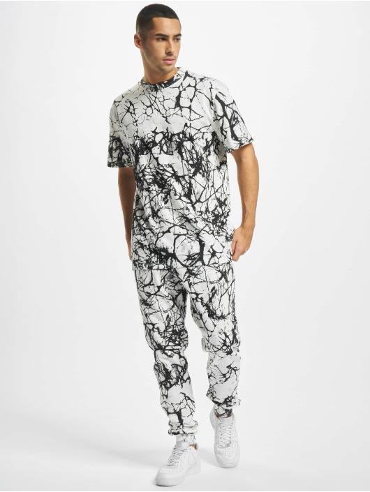 Sean John Jogginghose Script Logo Crackle weiß