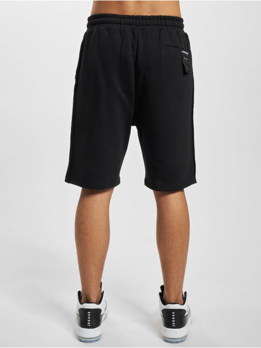 Sean John Shorts Script Logo Terry schwarz