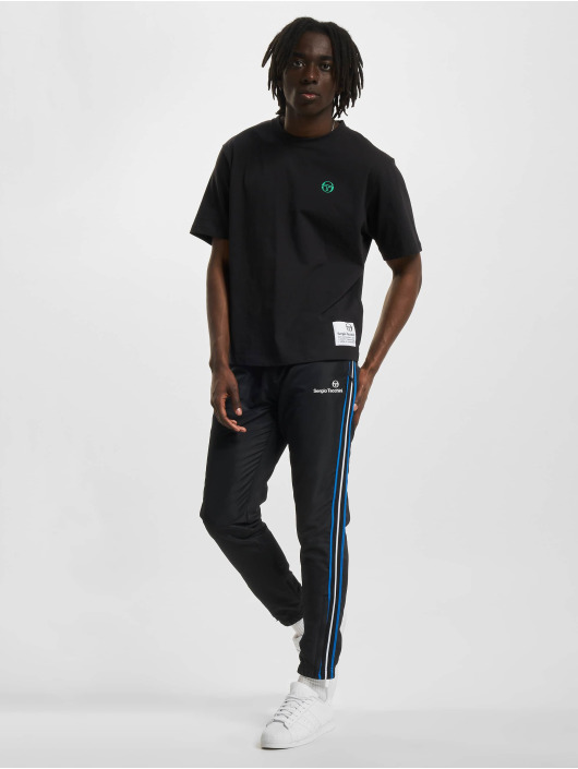 Sergio Tacchini Joggingbyxor Lista svart