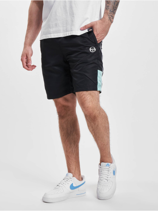 Sergio Tacchini Herren Shorts Vebita in schwarz