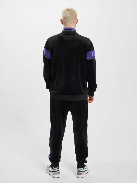 Sergio Tacchini Trainingspak Velour Damarindo zwart