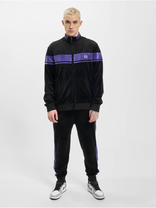 Sergio Tacchini Trainingspak Velour Damarindo zwart