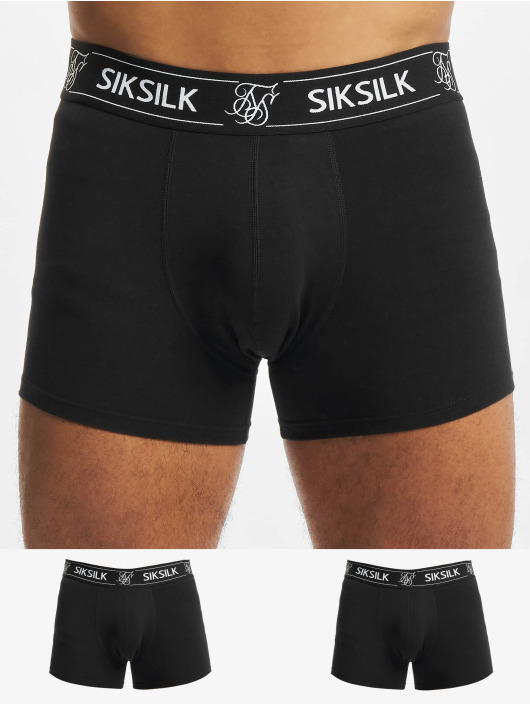 Sik Silk Boxershorts 3-Pack schwarz