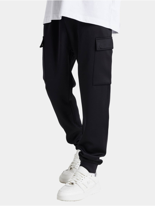 Brave Soul Black Cuffed Hem Taslan Cargo Trousers  Shop the latest fashion  online  DV8