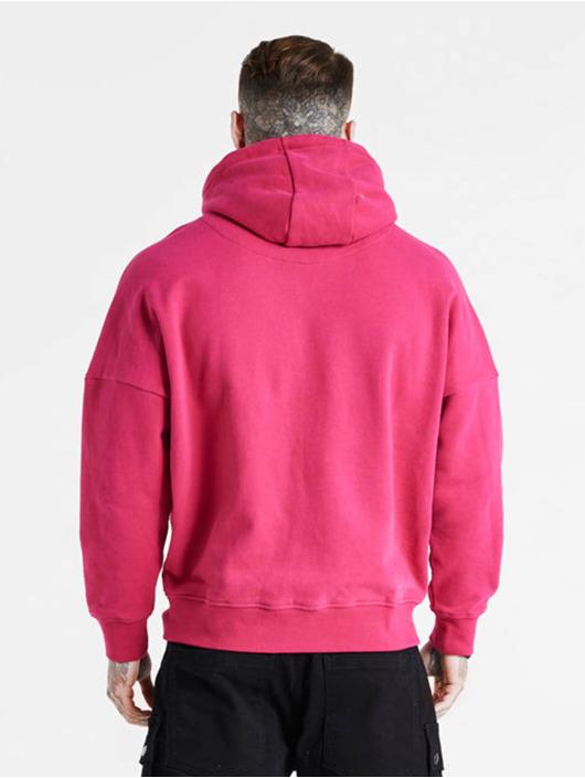 Sik Silk Hoody Relaxed Fit Overhead pink