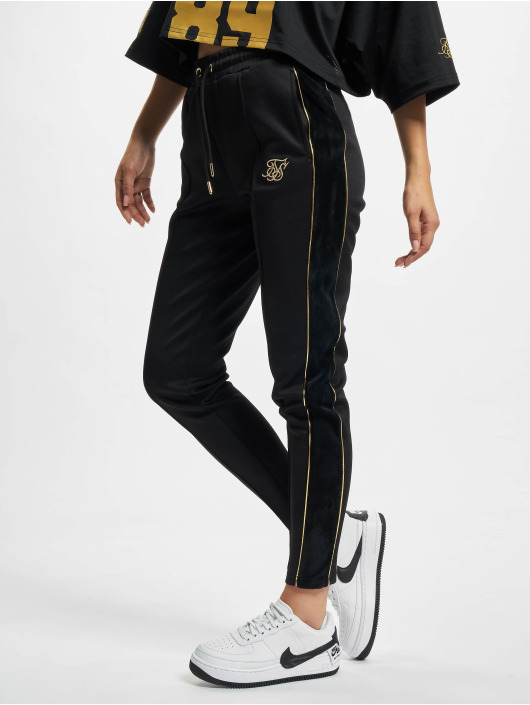 Sik Silk Damen Jogginghose Retro Classic in schwarz