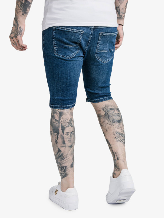 Sik Silk Short Distressed gris