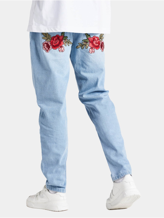 Sik Silk Straight Fit Jeans Straight Cut Rose Denims blå