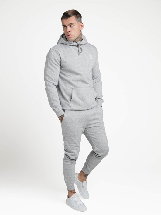 Sik Silk Sweat capuche Muscle Fit Overhead gris