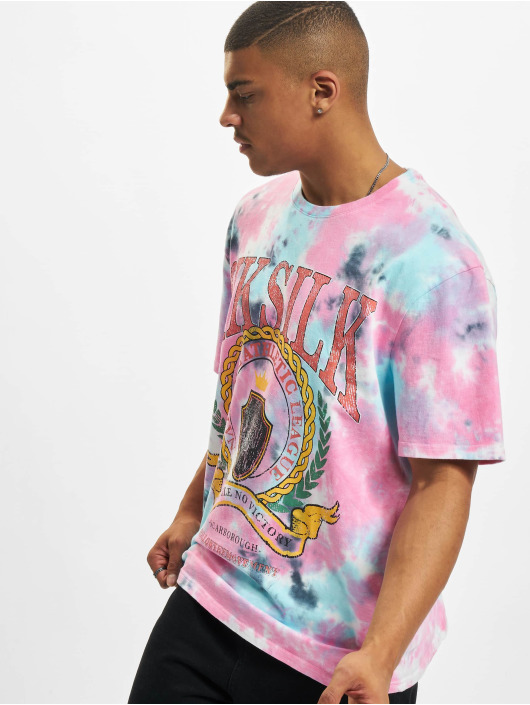 Sik Silk T-paidat S/S Tie Dye Varsity Essential kirjava