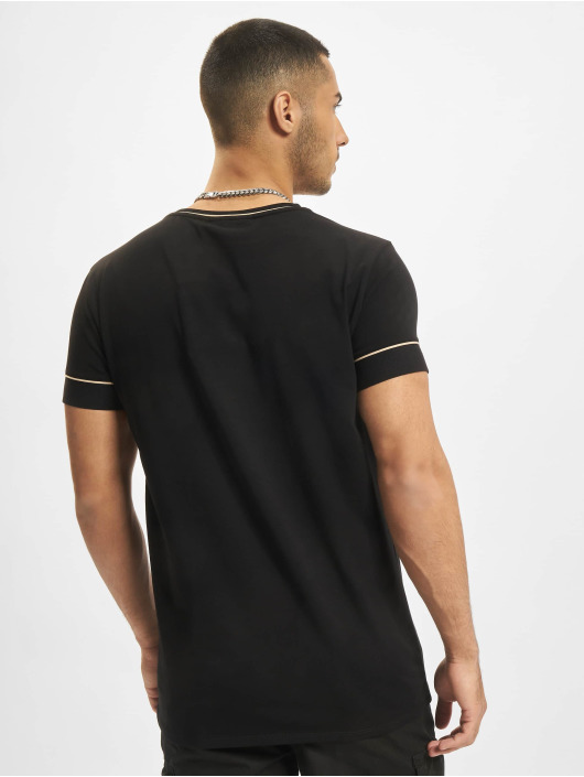 Sik Silk T-Shirt Division Straight Hem Tech black