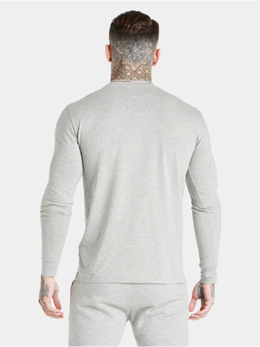 Sik Silk T-Shirt manches longues Gym gris
