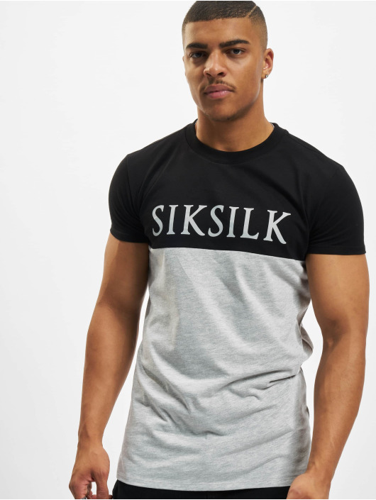Sik Silk T-Shirt Cut & Sew Gym Football schwarz