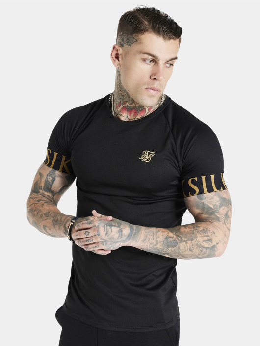 Sik Silk T-shirt Short Sleeve Dynamic Tech svart