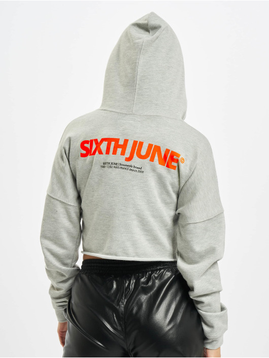 Sixth June Sweat capuche Back Reflective gris