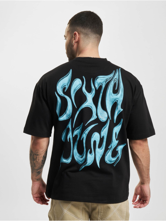 Sixth June T-paidat Chrome musta