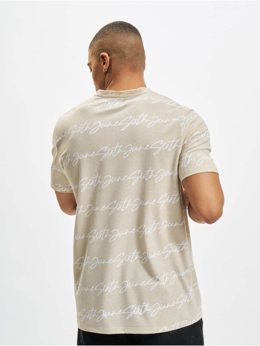 Sixth June T-Shirt All Over Signature beige