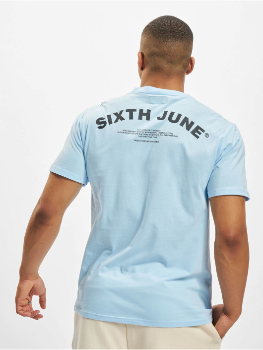 Sixth June t-shirt Curved Backprint blauw