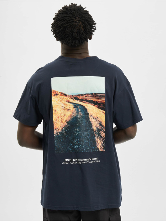 Sixth June T-Shirt Desert Road Ls bleu