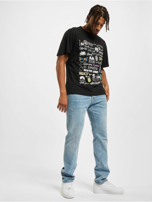 Sixth June T-Shirt Multi Logo noir