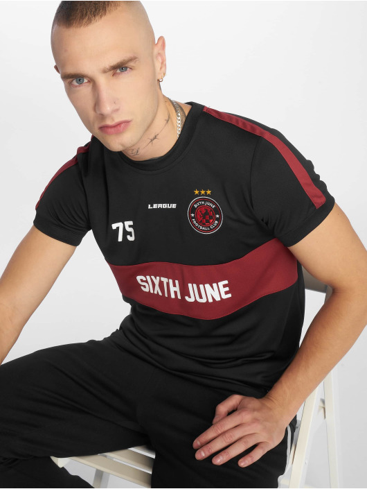 Sixth June T-Shirt Soccer schwarz