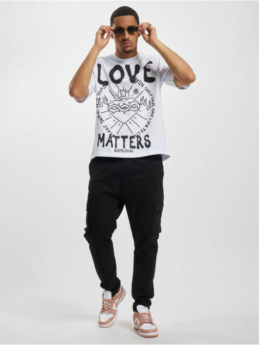 Sixth June T-Shirt Love Matters weiß
