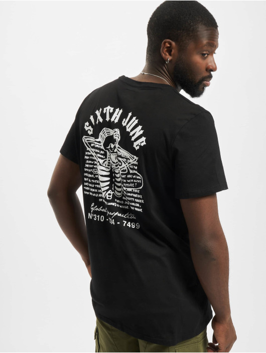 Sixth June t-shirt Skull Back Print zwart