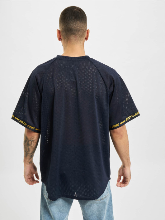 Sixth June T-Shirty Mesh Raglan niebieski