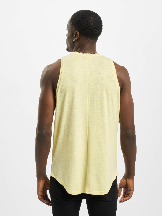 Sixth June Tank Tops Rounded With Gps Print gul